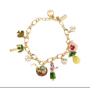Kate Spade Hawaiian charm bracelet and necklace